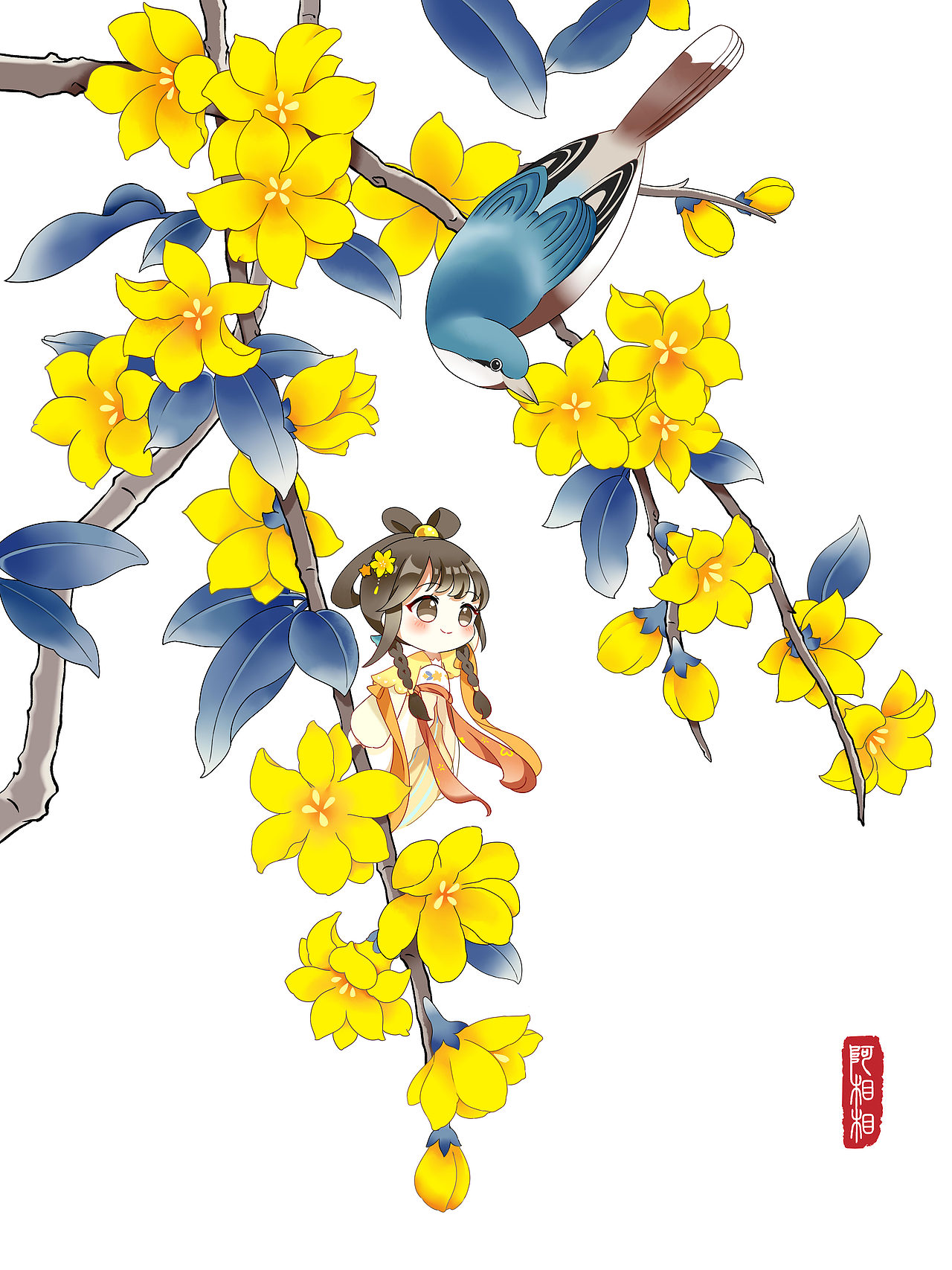 二月花神——迎春花