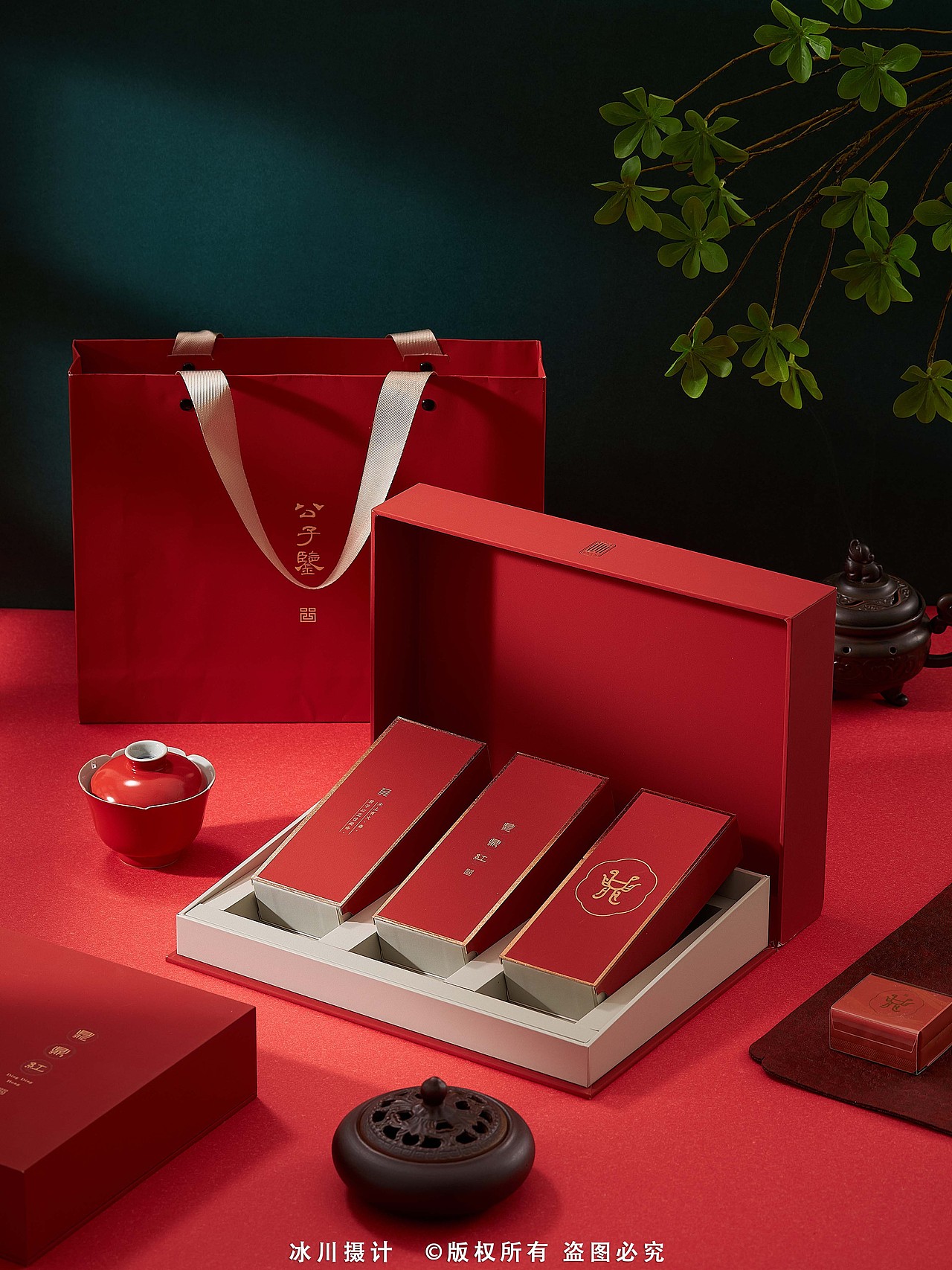 茶叶礼盒拍摄 丨 ©冰川摄计（图ZMzExMTAxMjA4） - 产品摄影 - 站酷设计师冰川摄计原创素材 - 站酷ZCOOL