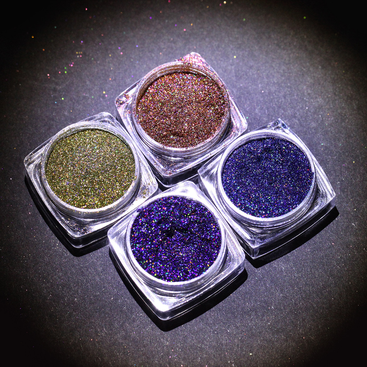 镭射变色龙粉末拍摄