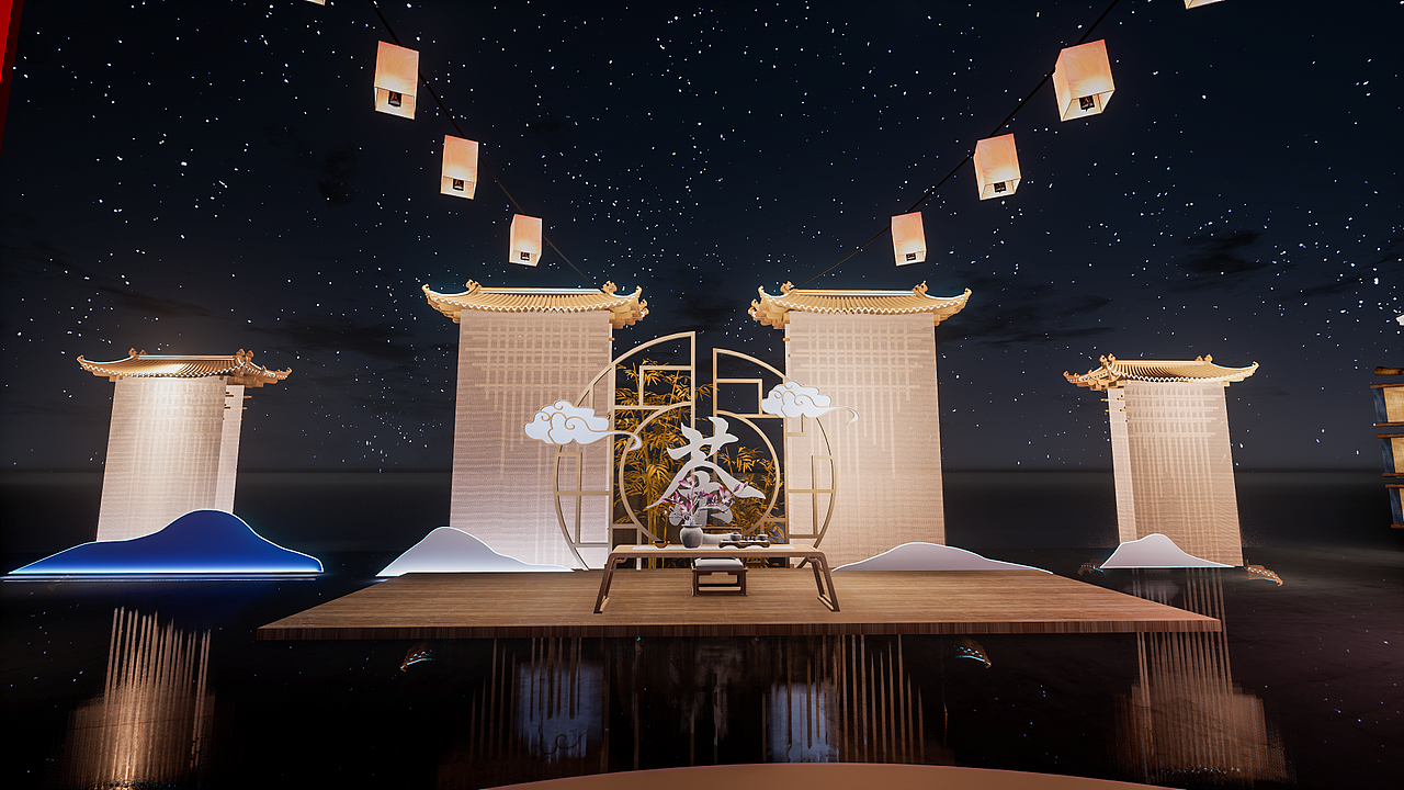 中秋美陈（图ZMzE0Nzc4MDIw） - 场景 - 站酷设计师冷颜ff原创素材 - 站酷ZCOOL