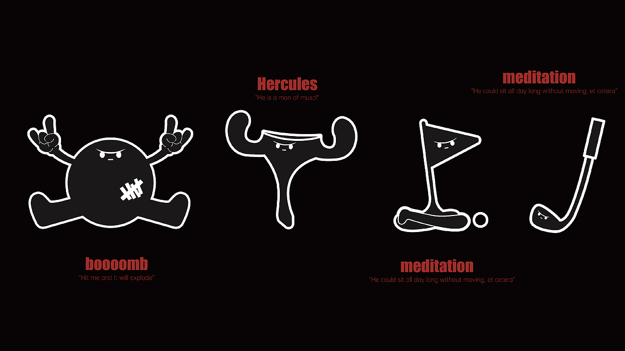 潮流风格高尔夫品类-品牌视觉+IP形象设计