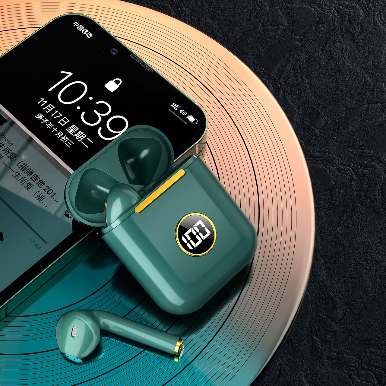 工作图---耳机渲染（图ZMzAyNzM4MjY0） - 产品 - 站酷设计师临摹2019原创素材 - 站酷ZCOOL