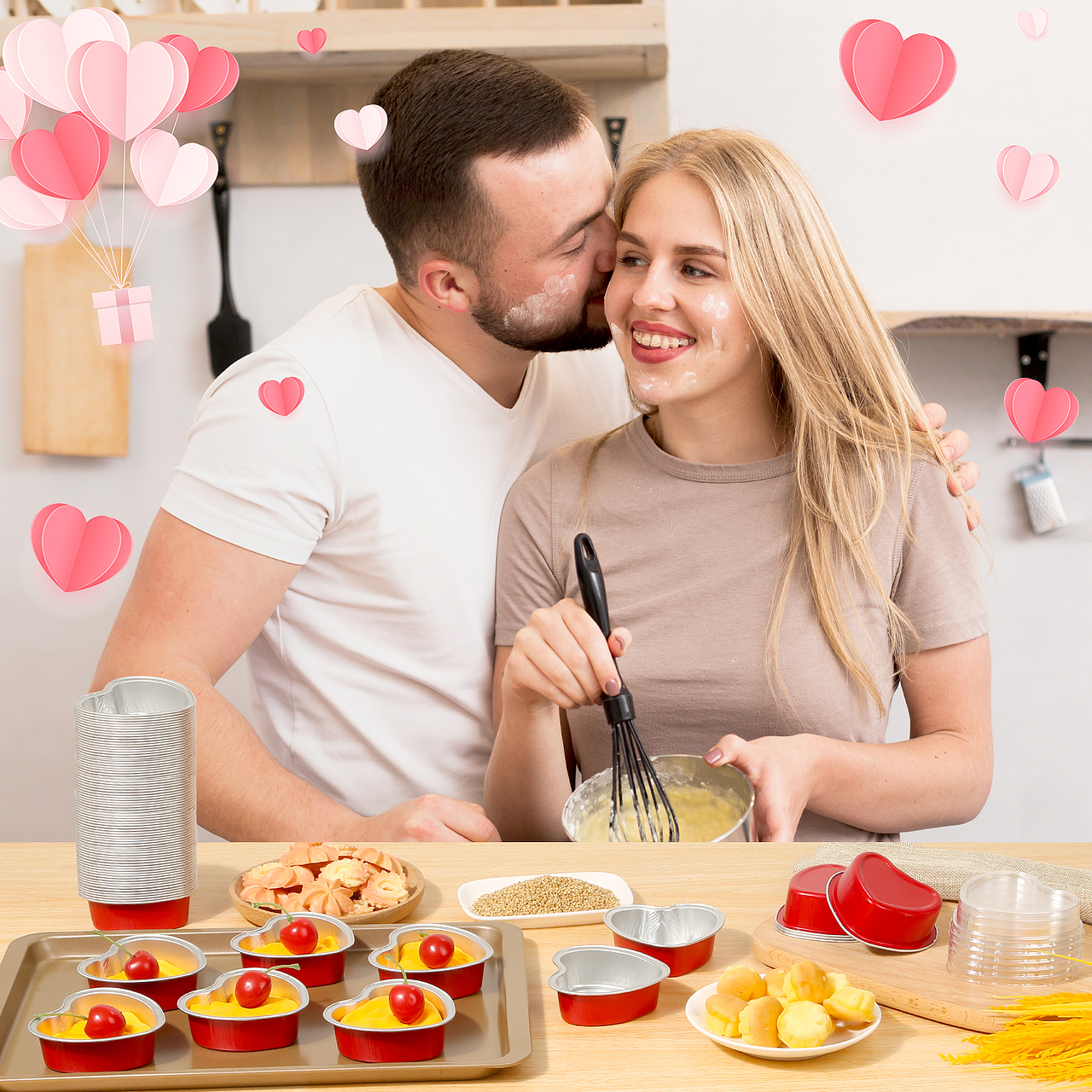 亚马逊主图设计-情人节爱心蛋糕模具（图ZMzY4NTkzMTY4） - 其他平面 - 站酷设计师凝眸可原创素材 - 站酷ZCOOL