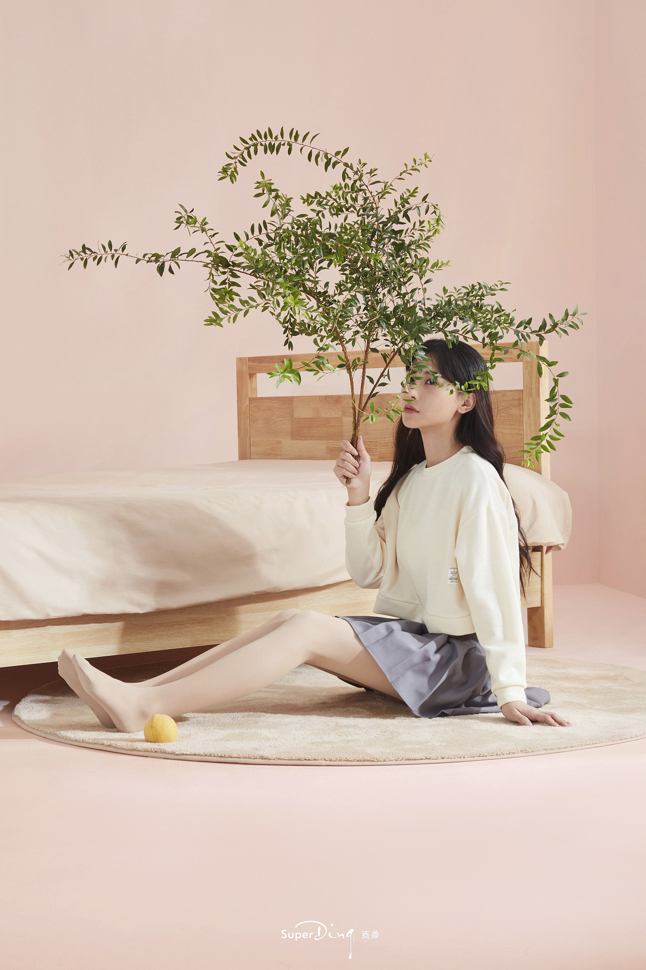 桑桃鲨鱼裤 光腿裤 瑜伽裤拍摄|日系风