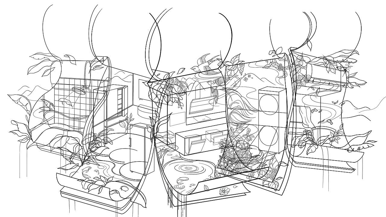 海尔「健康焕新节」KV：海尔 x 奥美青岛 x 楽鼬鹨（图ZMzM1NzcwNzc2） - 商业插画 - 站酷设计师楽鼬鹨原创素材 - 站酷ZCOOL