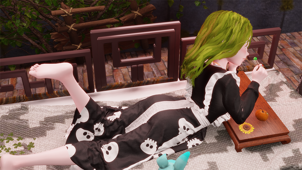 【blender】悠闲的时光