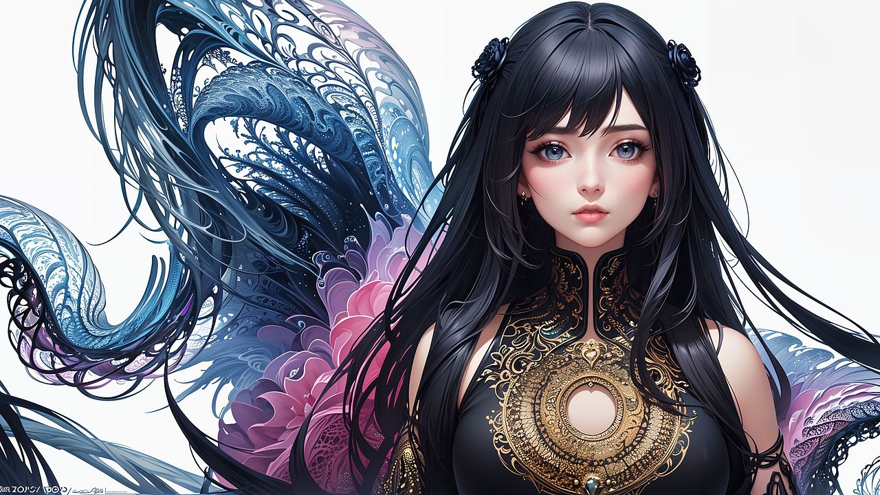 冷傲之花：高冷女神风格壁纸系列展现不羁魅力（图ZMzUxOTMwMDYw） - 游戏原画 - 站酷设计师Z82127263原创素材 - 站酷ZCOOL