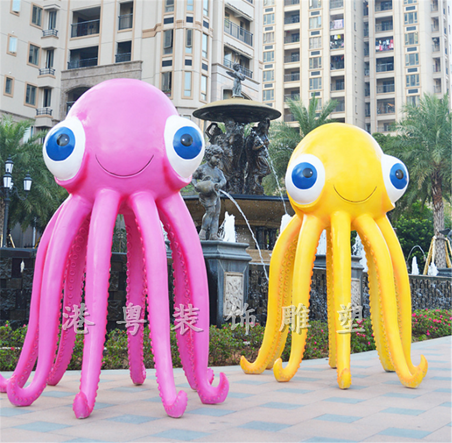 玻璃钢卡通雕塑摆件