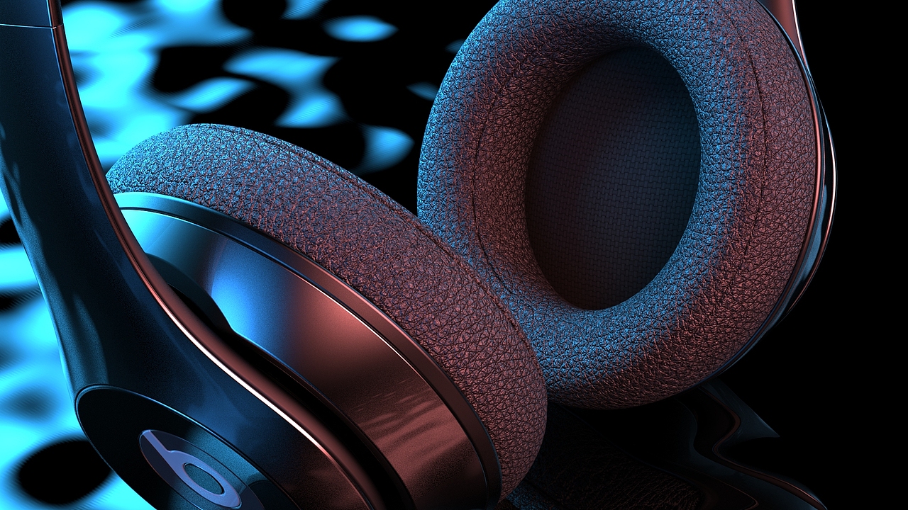 keyshot光影练习-beats耳机