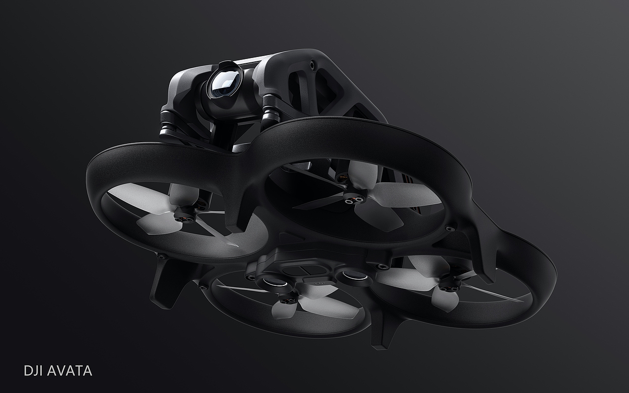 DJI 无人机渲染