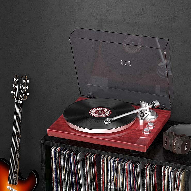 留声机场景图渲染（图ZMzY3NzM0NjEy） - 其他工业/产品 - 站酷设计师静谧之曦原创素材 - 站酷ZCOOL