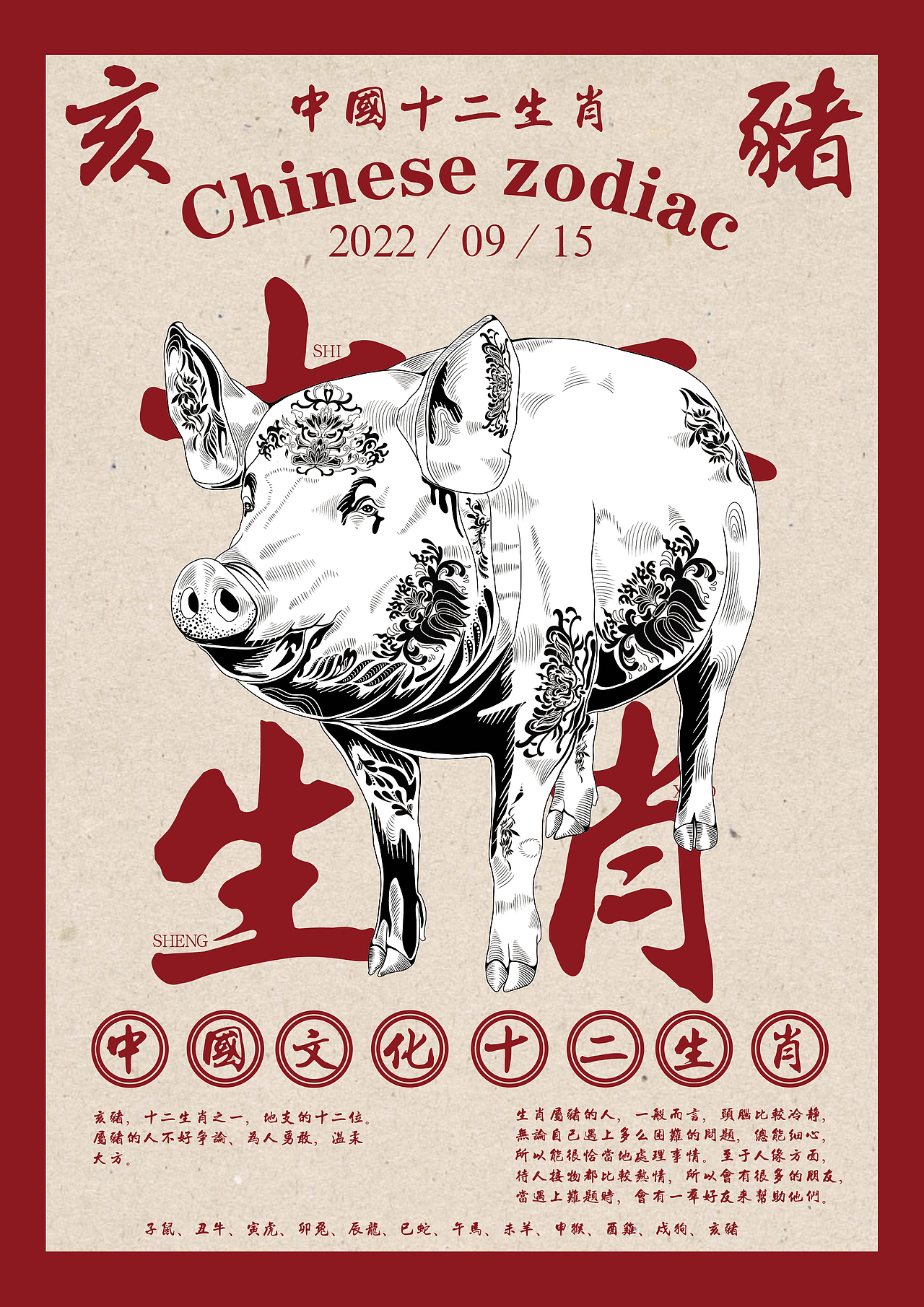 十二生肖插画合集