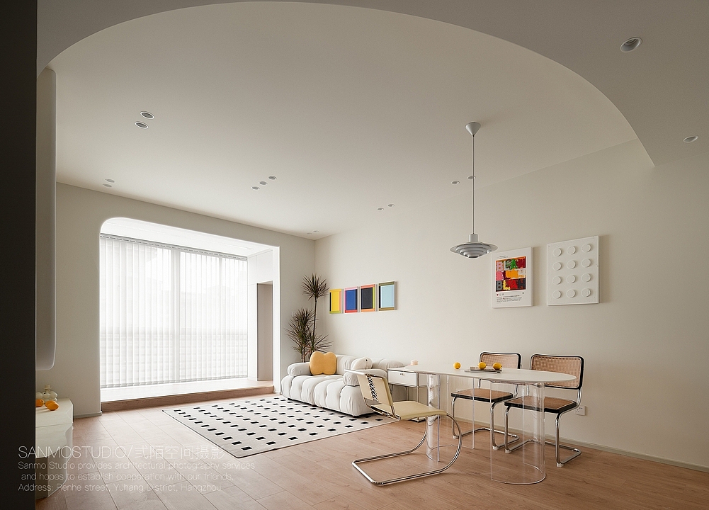 空间摄影 | 奶油色的家