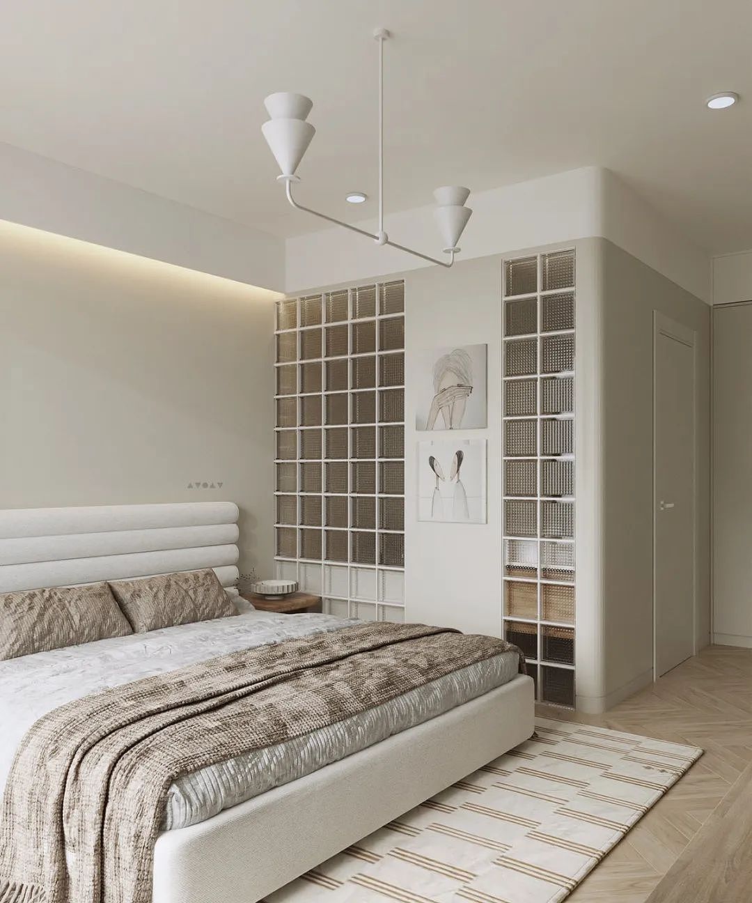 治愈系木质家!2个的奶油家,木头曲线设计好治愈!