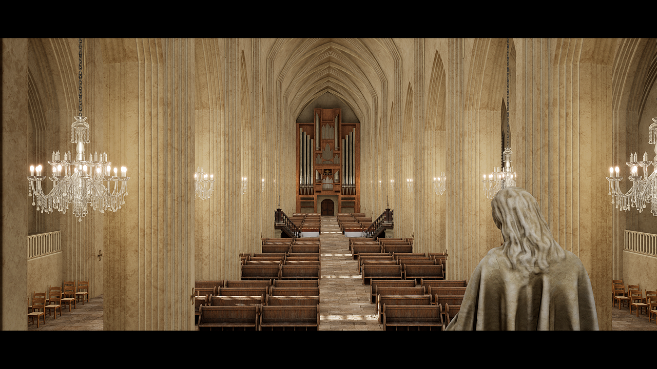 场景/模型:教堂