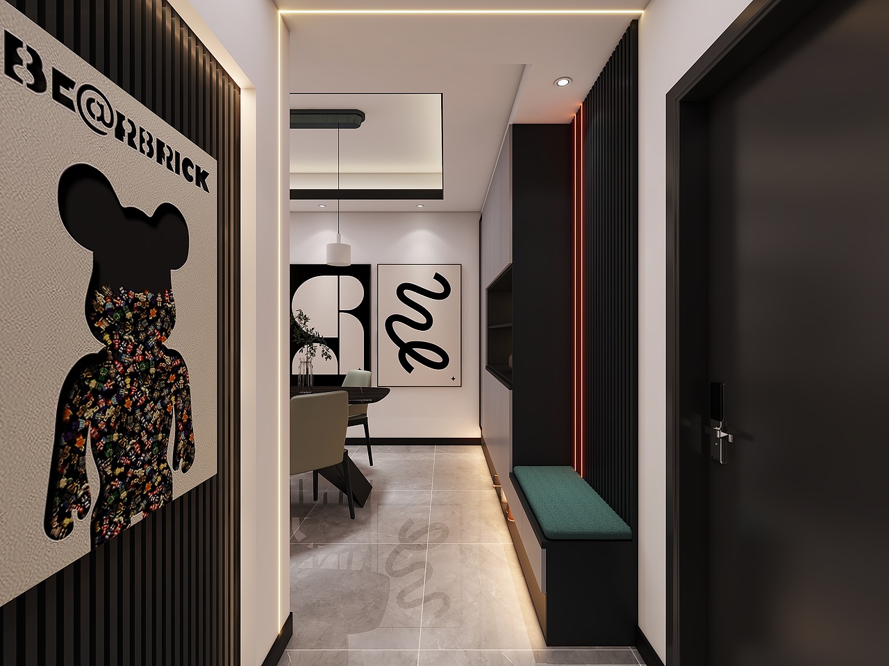 成都远大林语城南庭(77平方现代简约两居室)