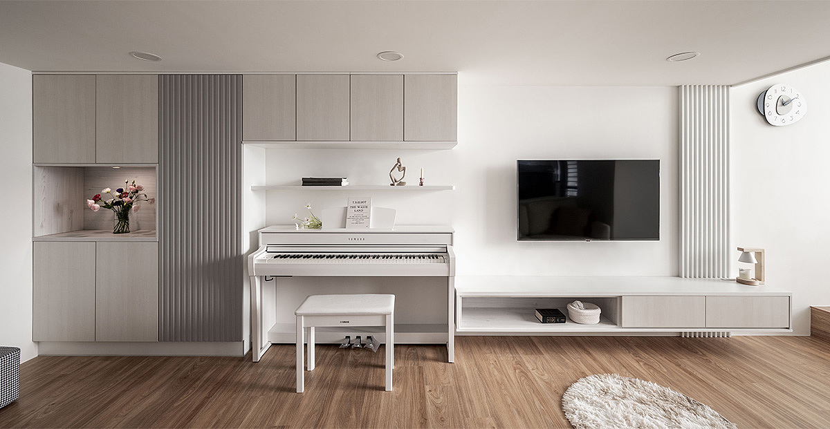 家装设计案例鉴赏—— 60㎡温柔简约独居少女小公寓