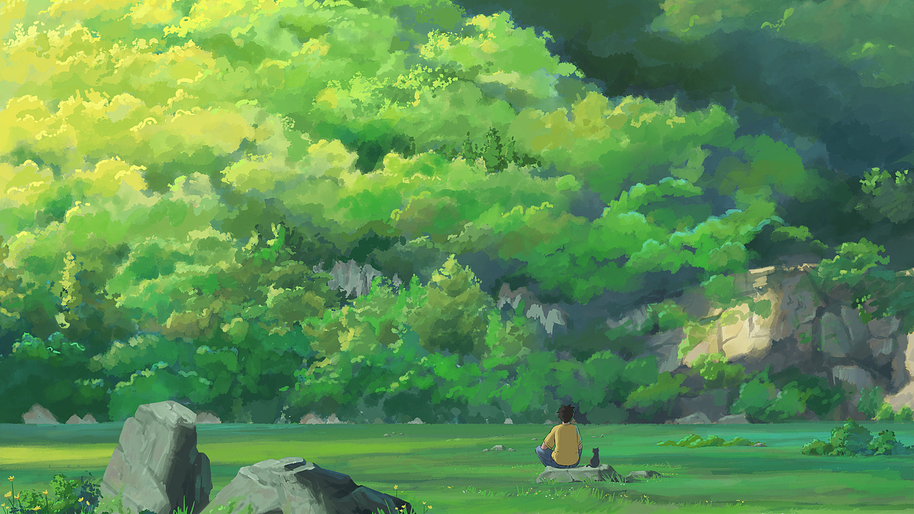 山野间（图ZMzQ3NTUyMTY0） - 绘本 - 站酷设计师小时lr原创素材 - 站酷ZCOOL