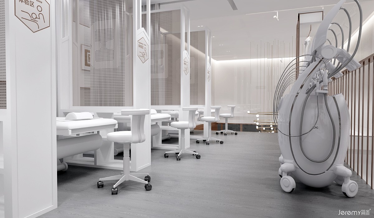 美肌工坊医美店SI设计（图ZMzQ3MTcxNjM2） - 商业空间设计 - 站酷设计师简米武汉品牌设计原创素材 - 站酷ZCOOL