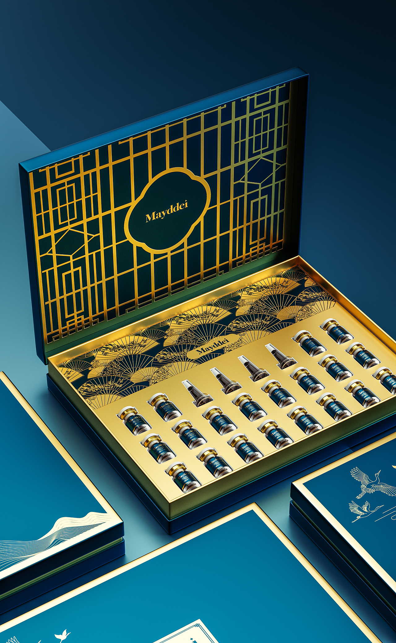 国潮化妆品 冻干粉包装 美妆 护肤 包装设计（图ZMzAxMzY4NDU2） - 包装 - 站酷设计师旭xu_原创素材 - 站酷ZCOOL