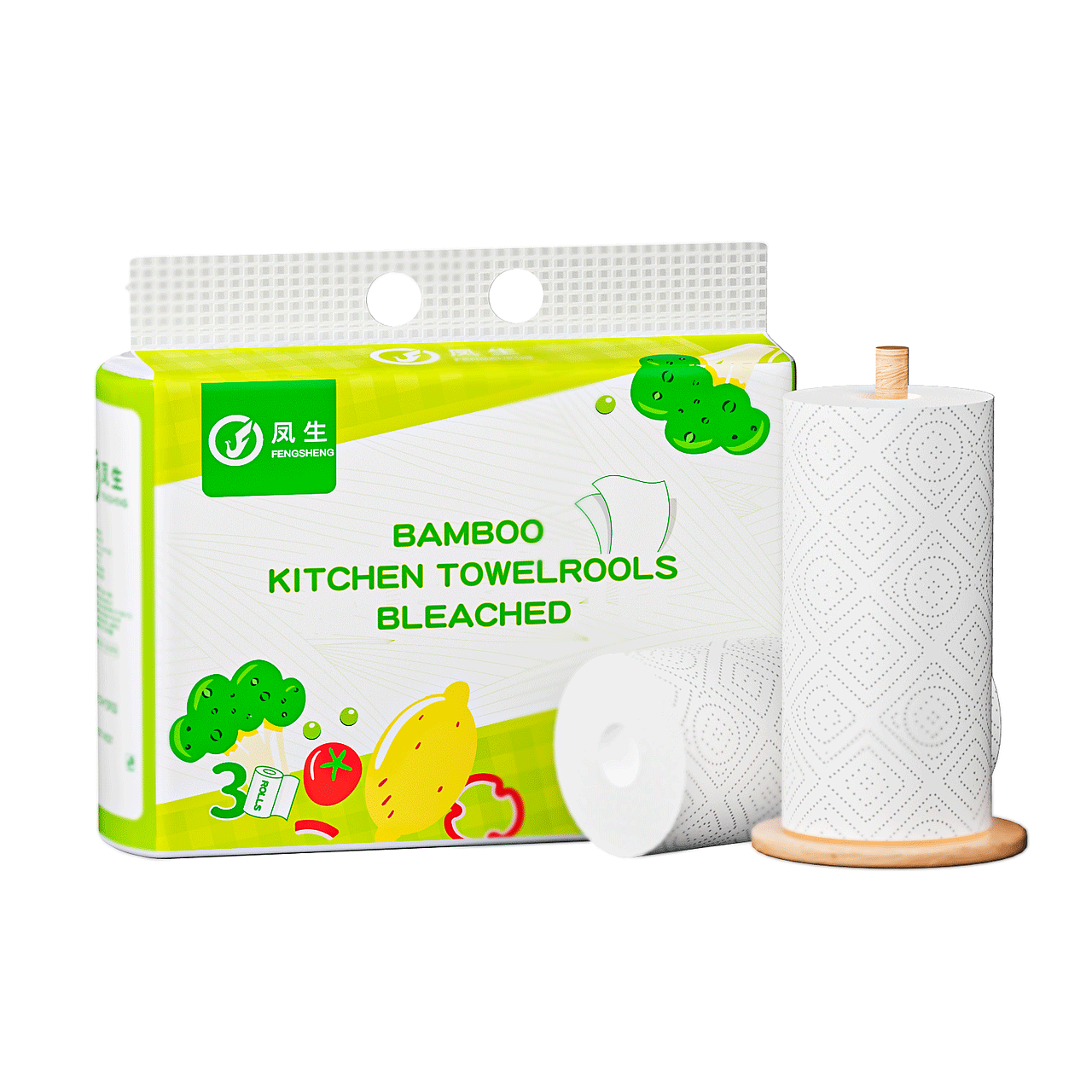 纸巾白底图渲染