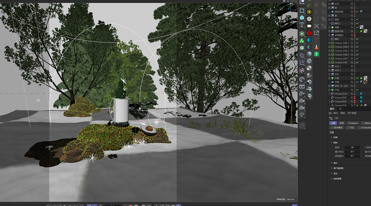 OC渲染 C4D建模 写实风格,几个样式不是重复。