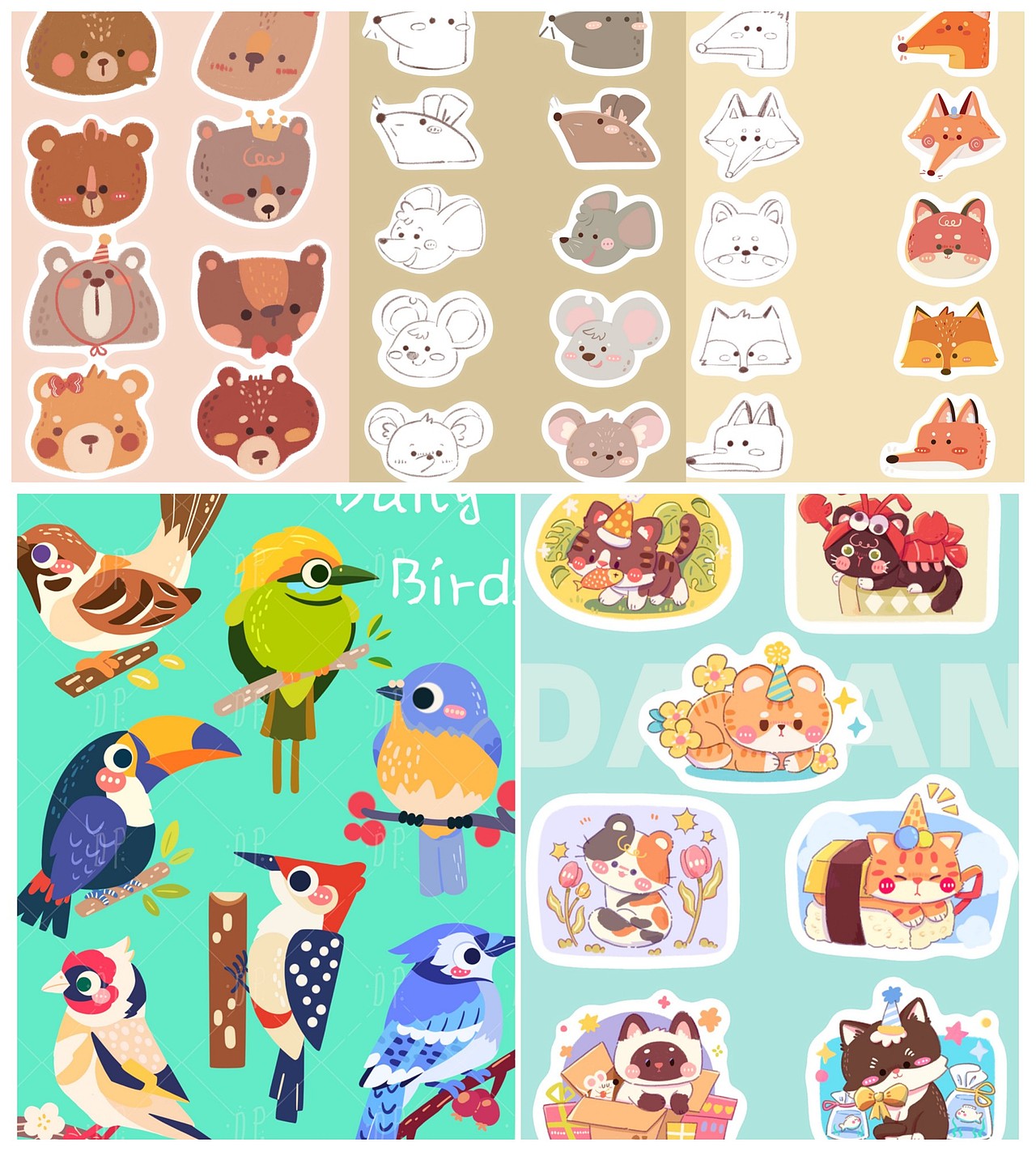 2023儿童插画作品集——年度总结