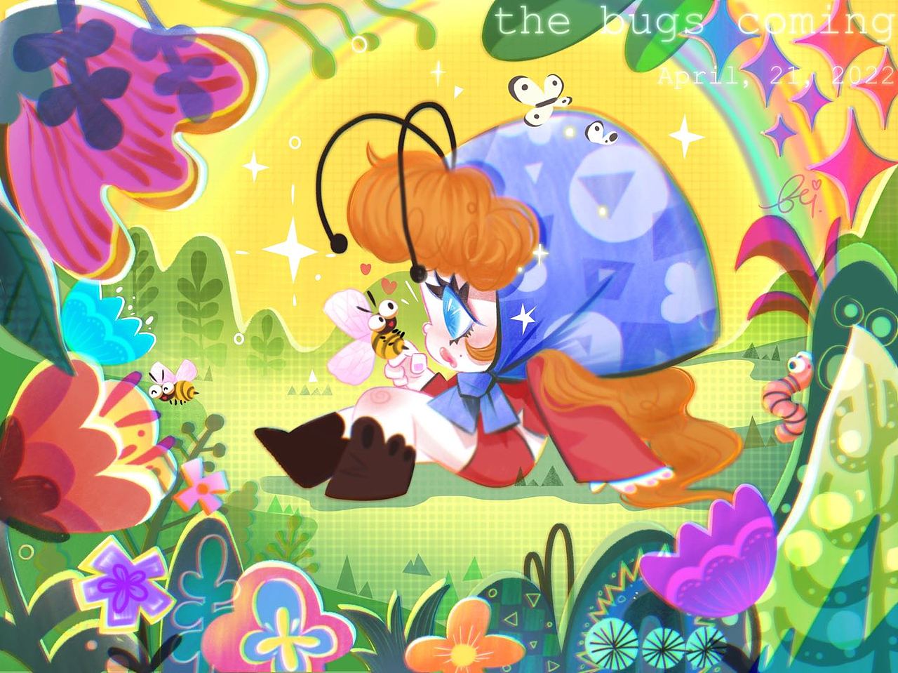 虫虫来了（图ZMzA2OTA4OTcy） - 绘本 - 站酷设计师beibeilv228原创素材 - 站酷ZCOOL