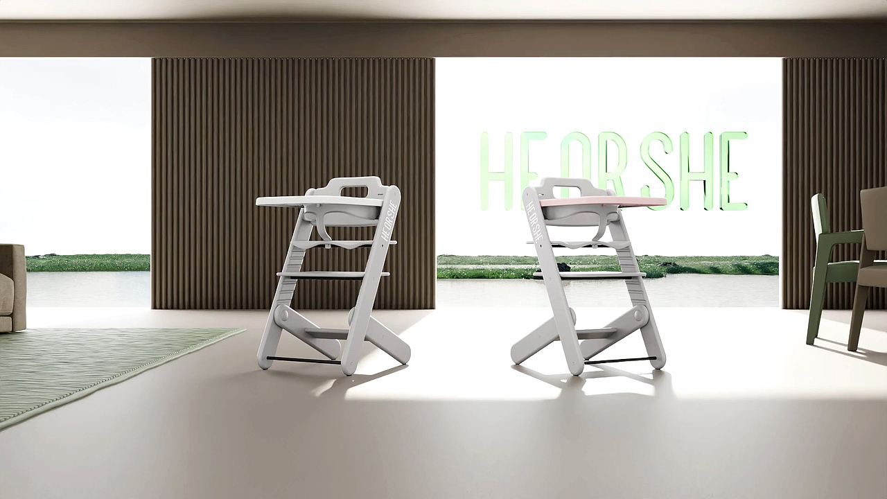 HEORSHE 宝宝餐椅产品动画（图ZMzQ2MDk1NTky） - 动画/影视 - 站酷设计师L_涌原创素材 - 站酷ZCOOL