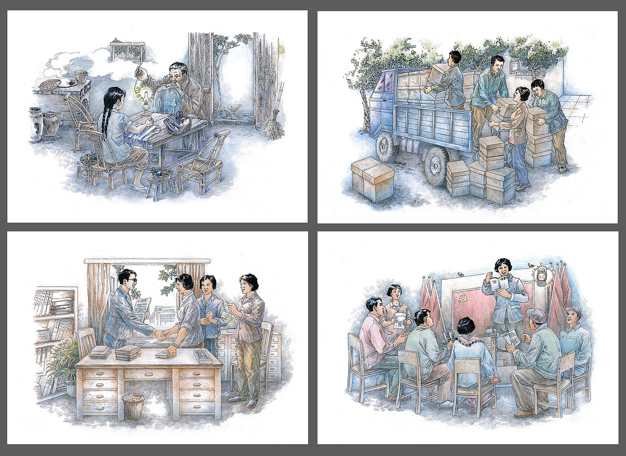 中国对外加工第一家--虎门太平手袋厂陈列馆艺术创作集(图ZMzM2MTc4MTMy) - 绘画 - 站酷设计师英葵有维设计原创素材 - 站酷ZCOOL
