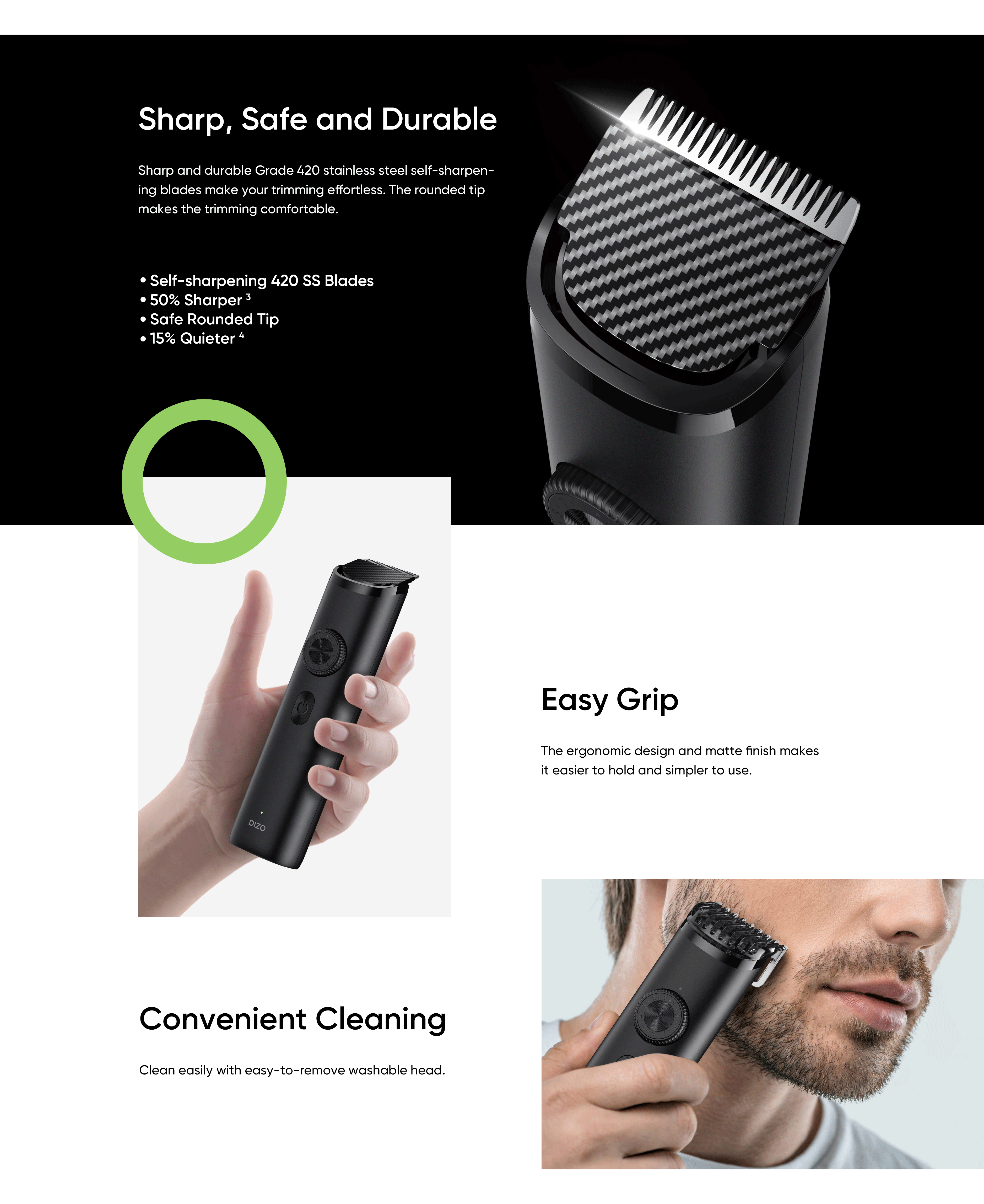 DIZO Watch R2 智能手表 & 剃须刀国际产品站设计