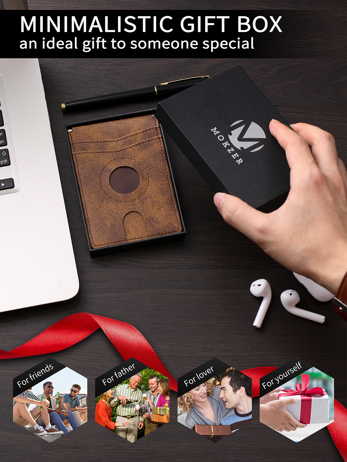 疯马卡包Airtag,钱包