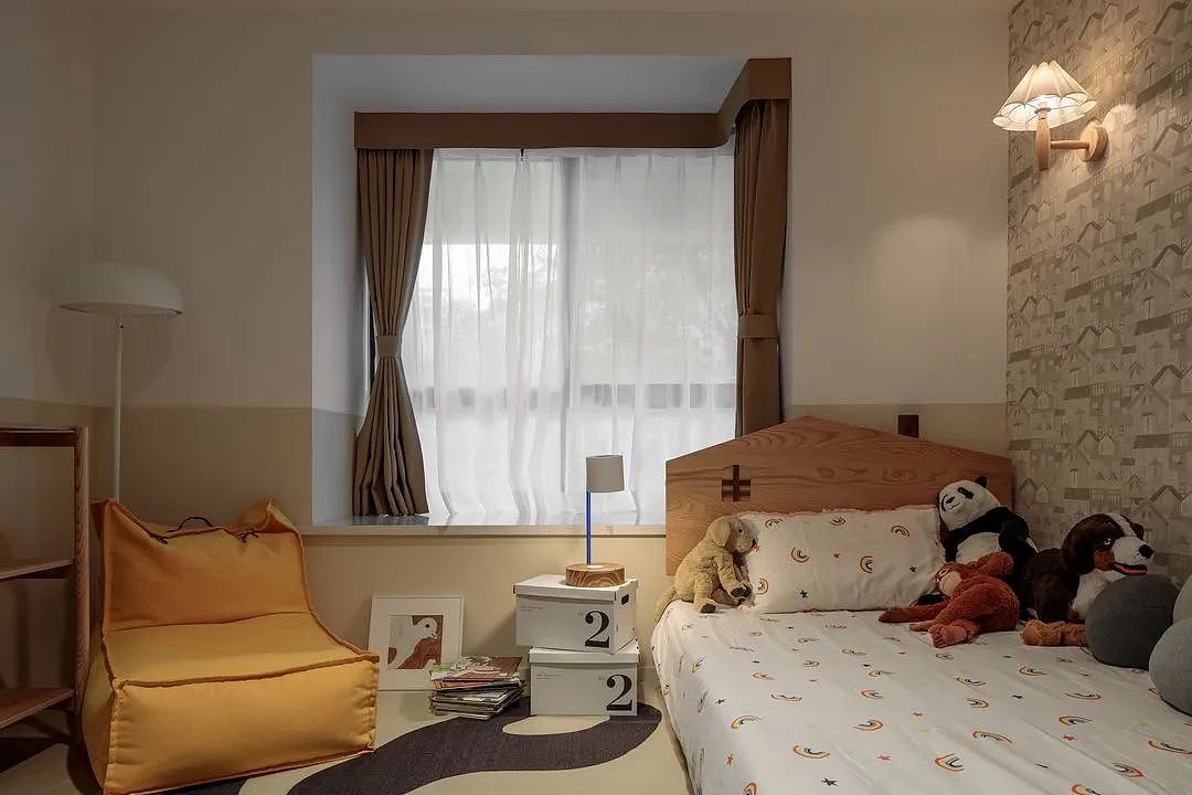 120平现代室内设计,进门就被迷住了,地面砖贼好看了