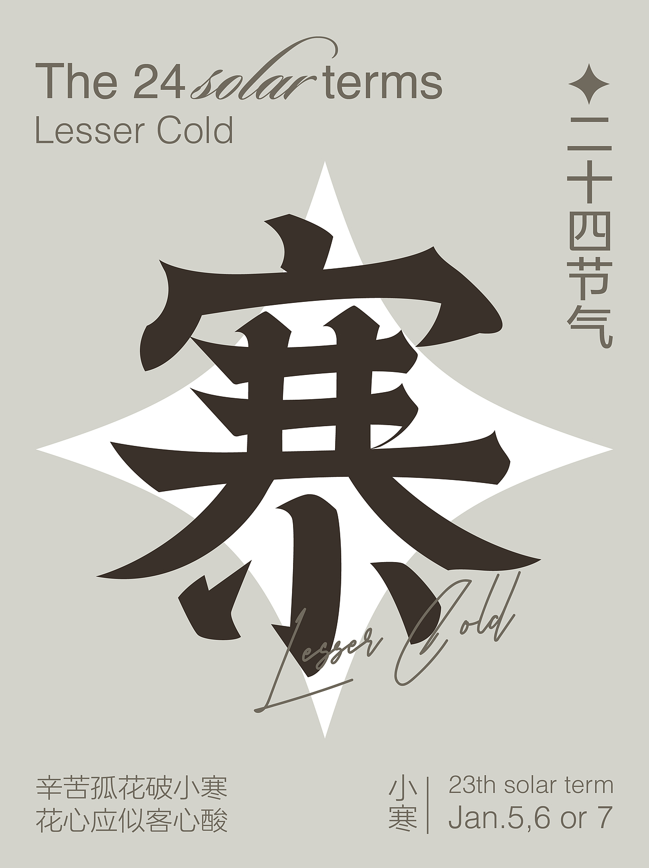 二十四节气（图ZMzI0OTAzNTA4） - 字体/字形 - 站酷设计师晟蓉Lucia原创素材 - 站酷ZCOOL