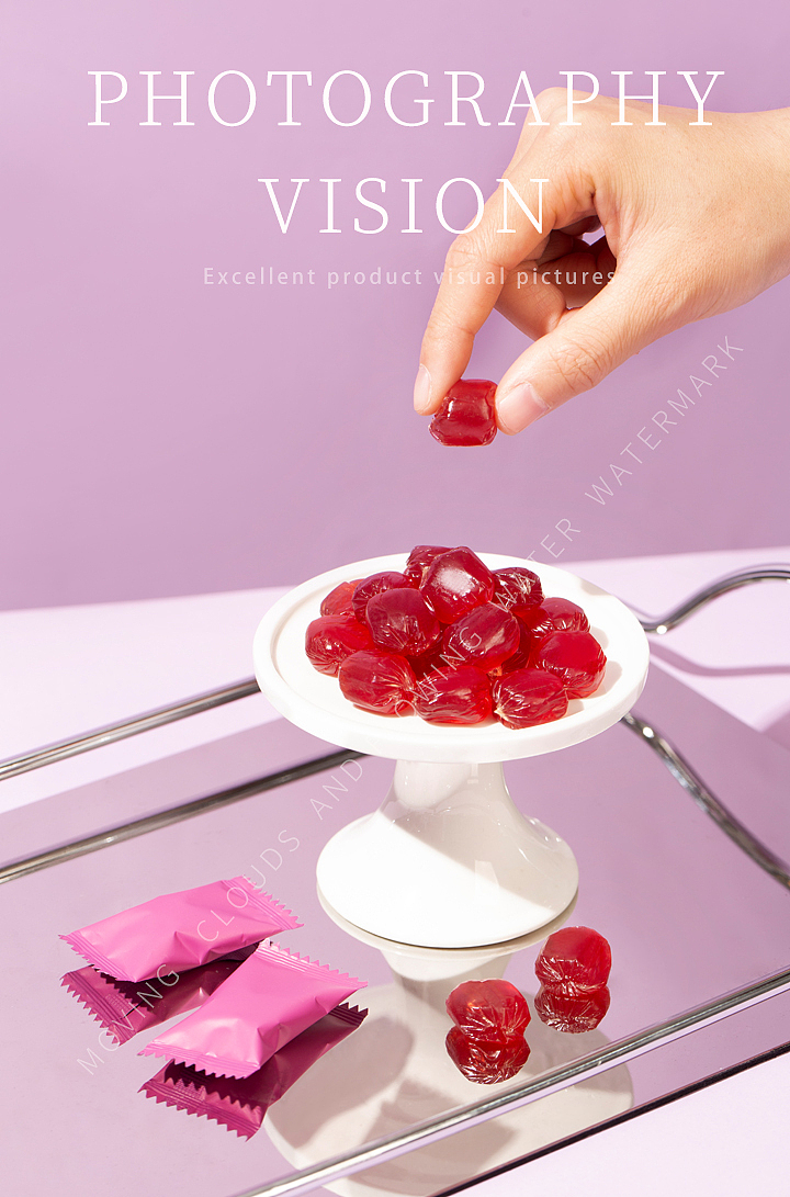 糖果拍摄：维生素c软糖