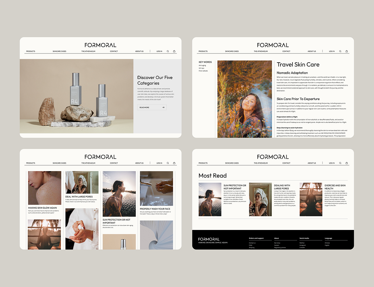德肤修 Formoral｜护肤品牌 ｜网站设计（图ZMzM3Mzg2MTYw） - 电商 - 站酷设计师TATsong原创素材 - 站酷ZCOOL