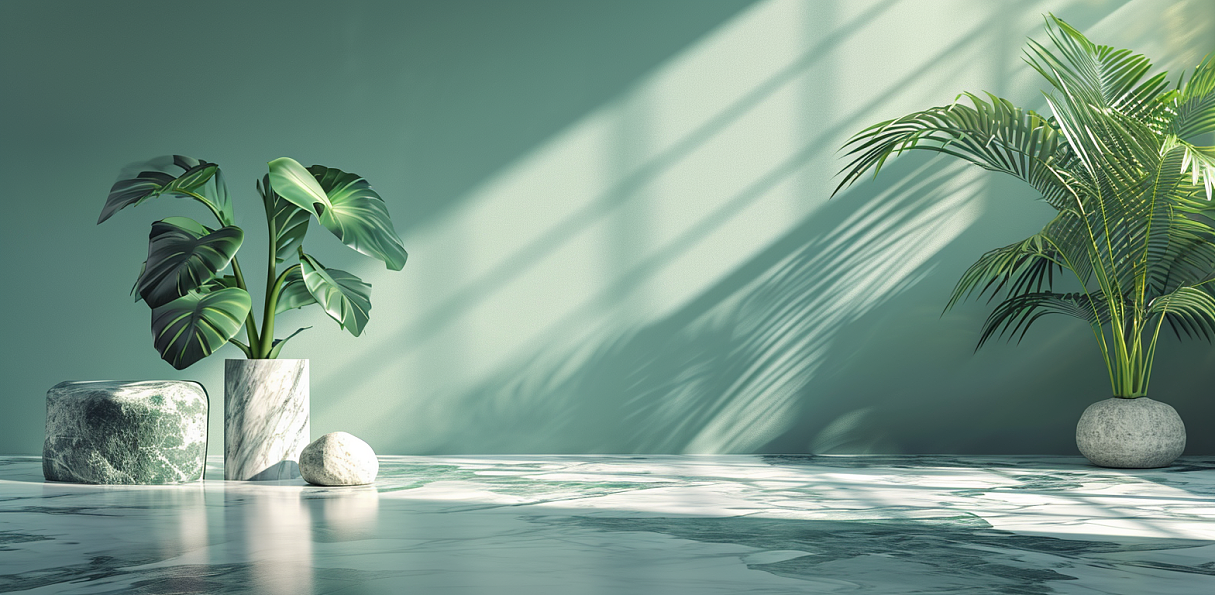 AI电商绿植展台