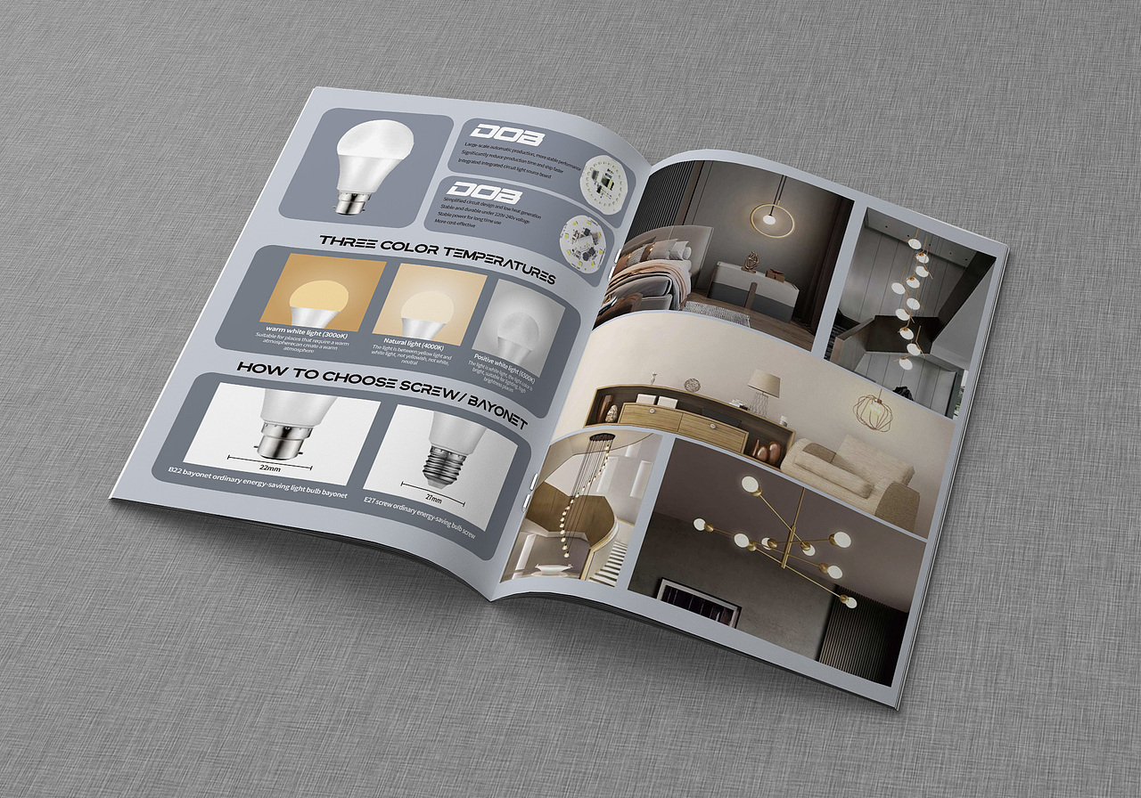 灯泡产品画册
