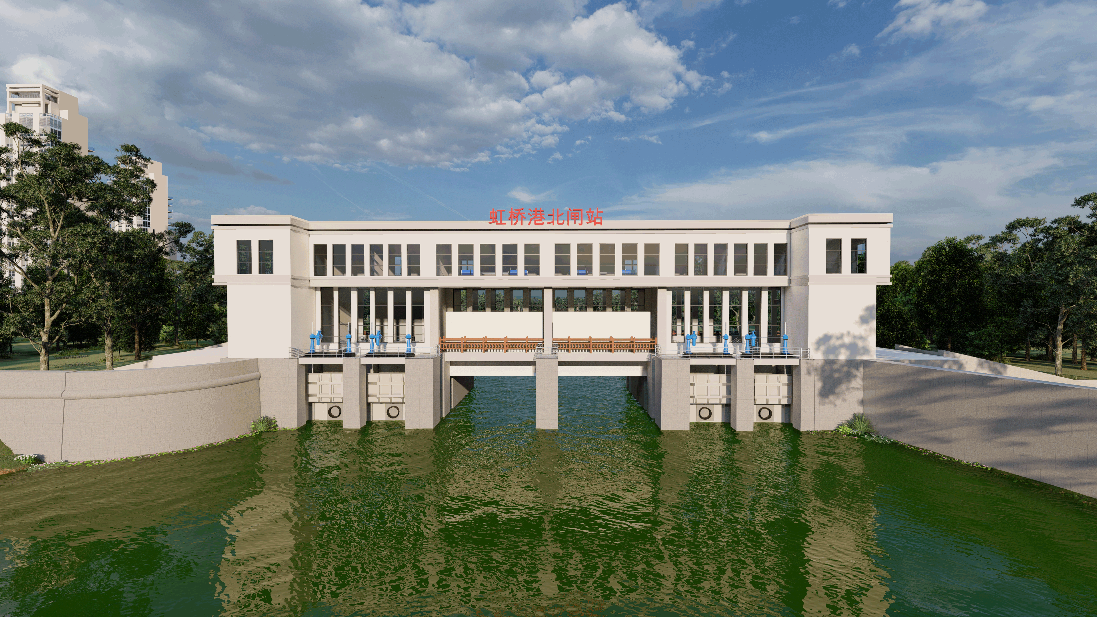 閘站建模（圖ZMzU3NDkxNjA0） - 建筑/空間 - 站酷設(shè)計師愛學(xué)習(xí)的大寶原創(chuàng)素材 - 站酷ZCOOL