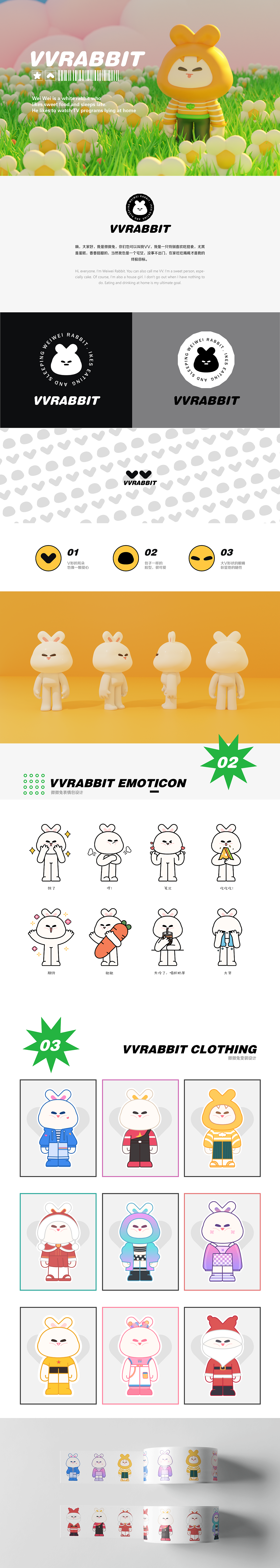 微微兔IP形象设计