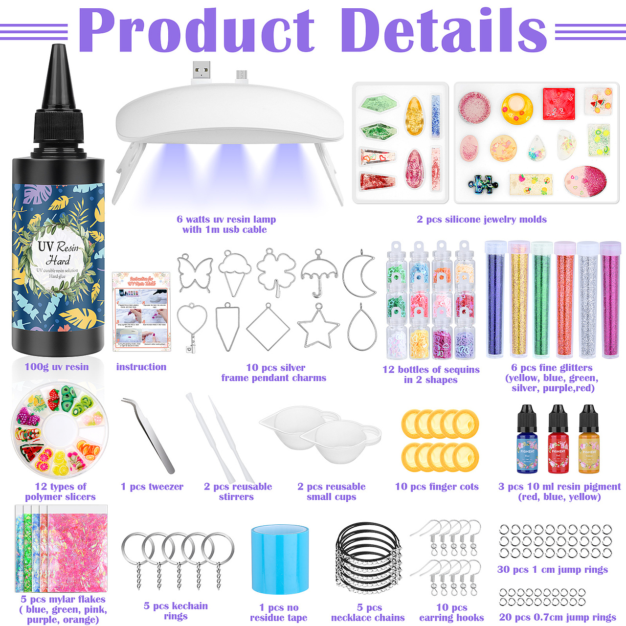 亚马逊主图-滴胶套装