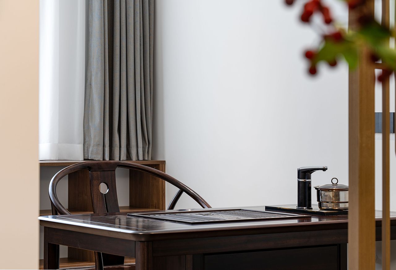 保定假日丽城新中式完工实景图拍摄