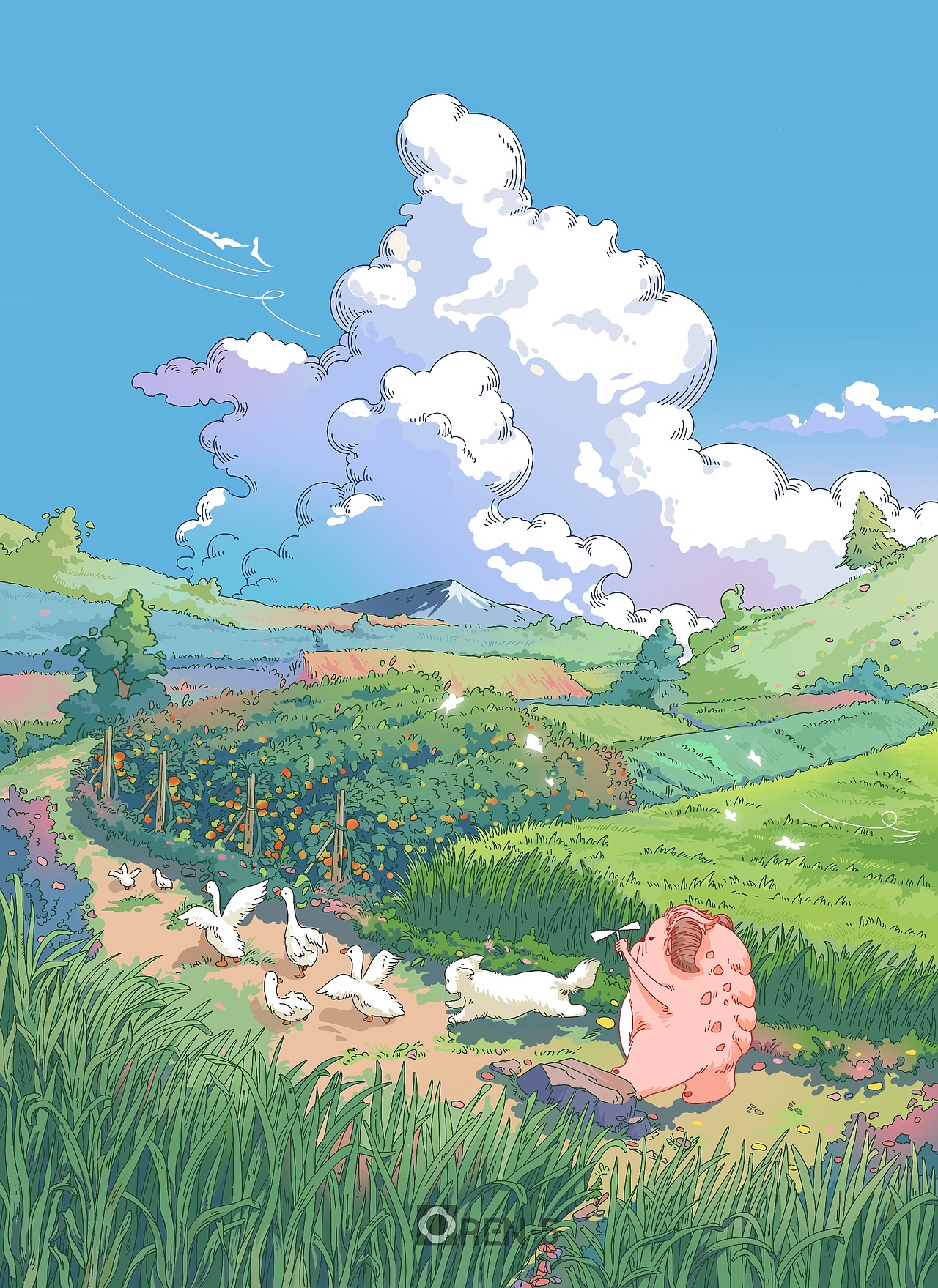 夏日限定（图ZMzA0OTkwMzQ0） - 创作习作 - 站酷设计师阿今原创素材 - 站酷ZCOOL