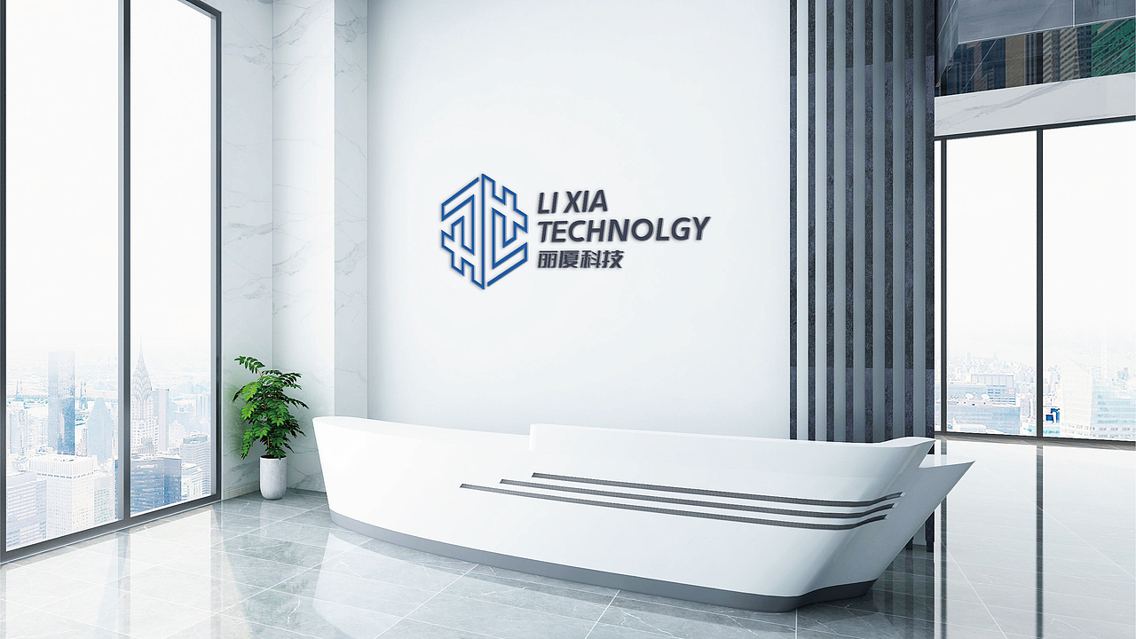 品牌设计-丽厦科技品牌标识视觉设计