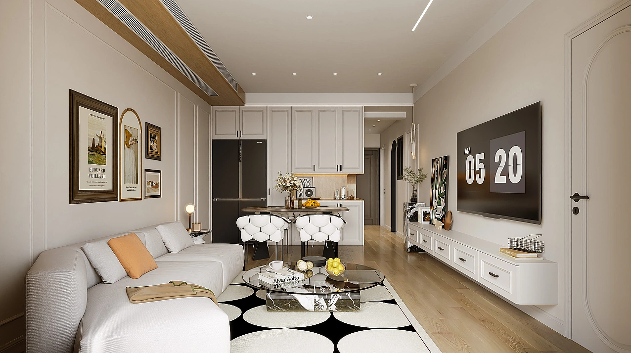 奶油风（图ZMzM0MzA1Mjky） - 家装设计 - 站酷设计师1992效果图月月原创素材 - 站酷ZCOOL