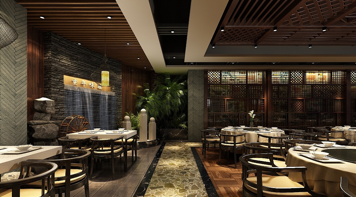 餐厅室内效果图