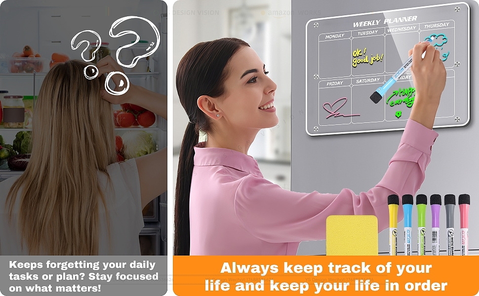 亚马逊日历板主副图A+设计