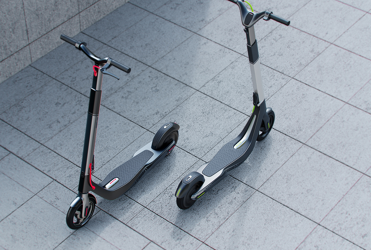 LC.H101 ELECTRIC SCOOTER（图ZMzIwNTExMjEy） - 交通工具 - 站酷设计师广州哈士奇设计原创素材 - 站酷ZCOOL