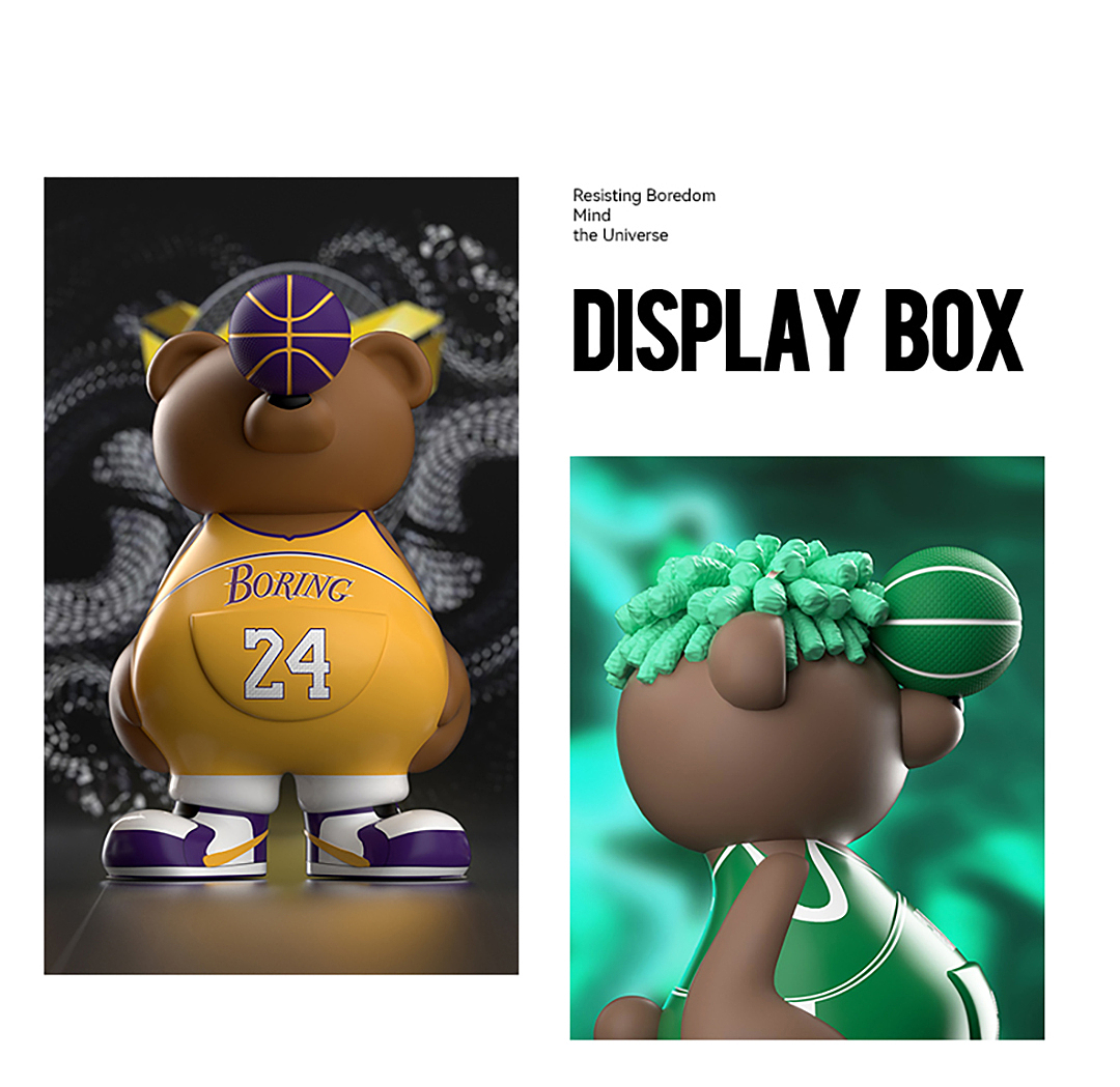 潮玩盲盒IP设计丨Boring Bear 无聊熊 Vol.1（图ZMzIzNjY0NjA4） - IP形象 - 站酷设计师沙丁鱼风暴原创素材 - 站酷ZCOOL