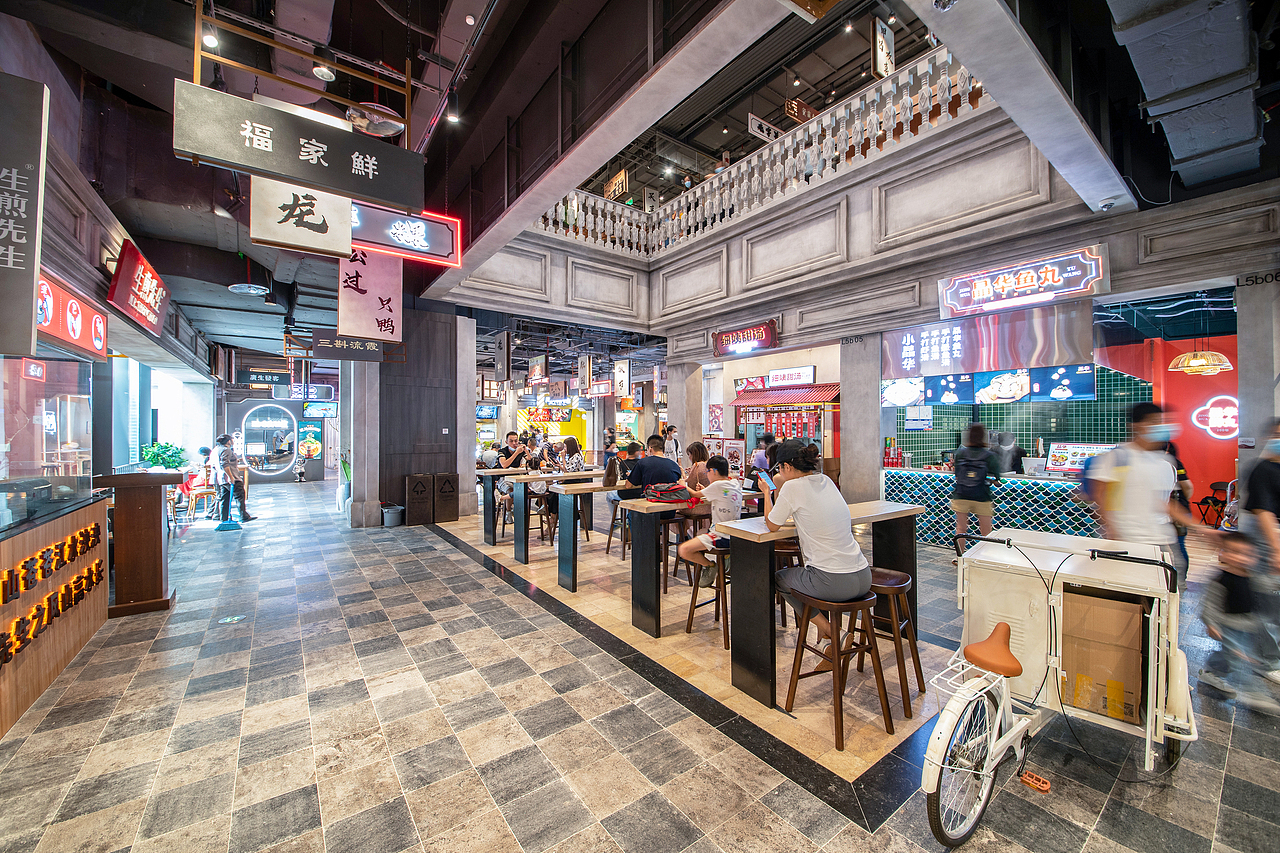 汕头万象城 -里巷“ 观风察俗”（图ZMzI1MzUxNTY0） - 商业空间设计 - 站酷设计师夏谷暑雨CHINA原创素材 - 站酷ZCOOL